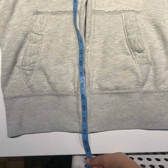 Abercrombie & Fitch Cream and Gray Hoodie - Picture 7 of 7